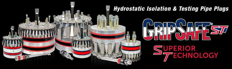GripSafe®ST Hydrostatic Isolation & Testing Pipe Plugs Homepage Image