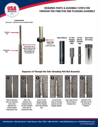 USA Industries Snap It Kit Extension Rod Assembly Parts & Assembly Instructions Image Icon