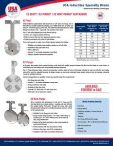 USA Industries EZ Vent EZ Purge EZ Vent Purge Line Sheet Icon