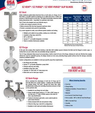 USA Industries EZ Vent EZ Purge EZ Vent Purge Line Sheet Icon