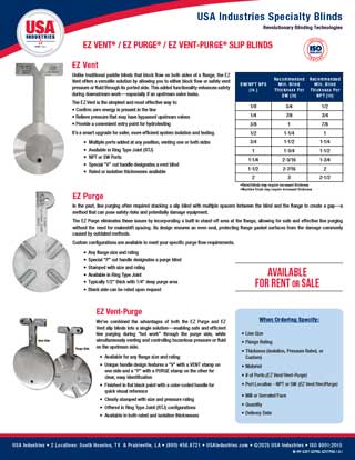 USA Industries EZ Vent EZ Purge EZ Vent Purge Line Sheet Icon