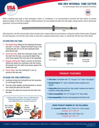 USA-Industries-One-Rev-Tube-Cutter-Line-Sheet-icon