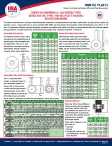 USA-Industries-Orifice-Plates-Line-Sheet-icon