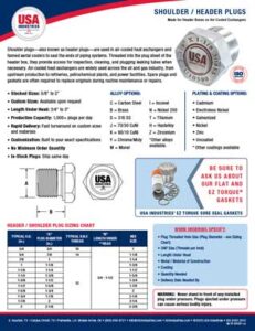 USA-Industries-Shoulder-Plugs-Gaskets-Line-Sheet-icon