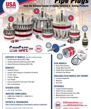 USA Industries Isolation and Testing Pipe Plugs Solutions v.1.6 Image Icon