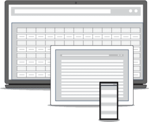 Computer-Laptop-Phone-Charts-Gray