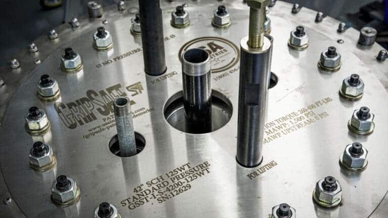 2 – SS: Loaded Configurations for EZ Lock Blind Flange Rack | Precision ...