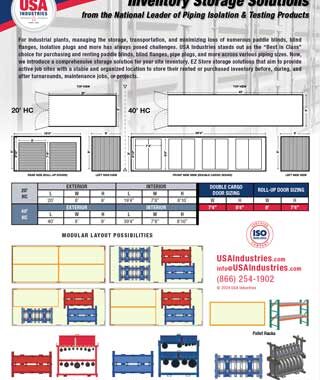 USA Industries Inventory Storage Solutions Line Sheet Image Icon