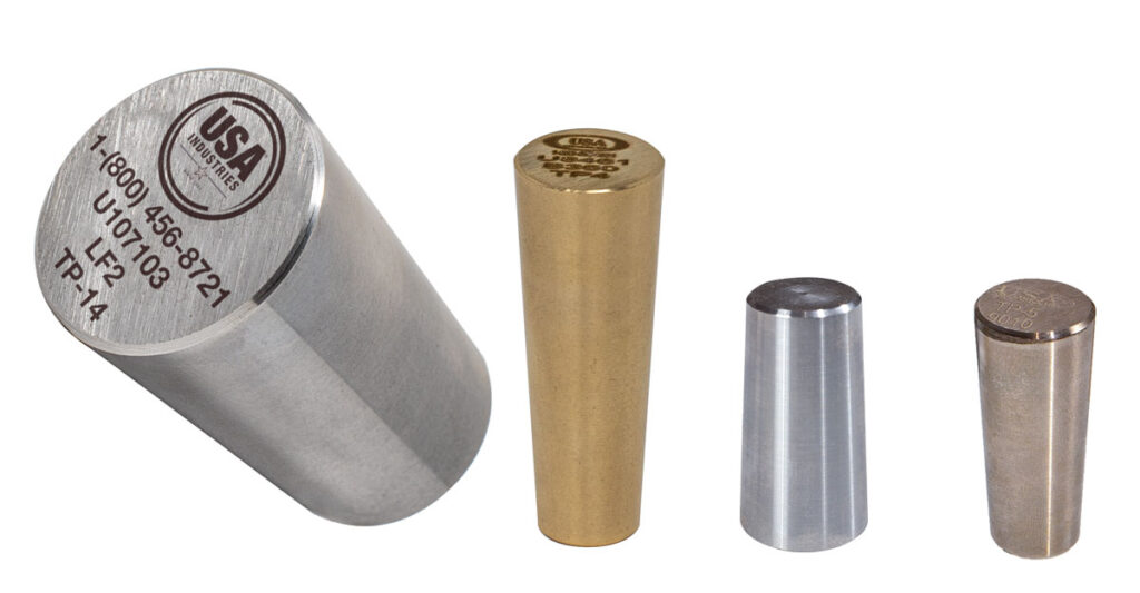 USA Industries Metal Tapered Tube Plugs Hero Image Used on Quick Quote Form