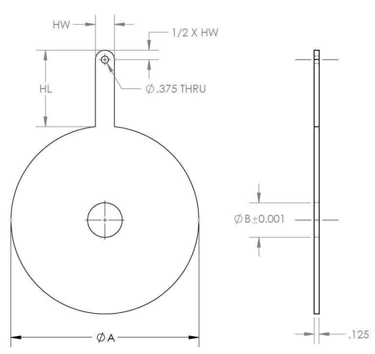 USA Industries B_W Series 520 Schematic CAD Illustration Drawing