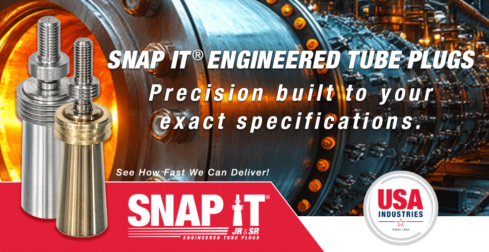 USA Industries Snap It Tube Plugs 970x500px GIF Banner