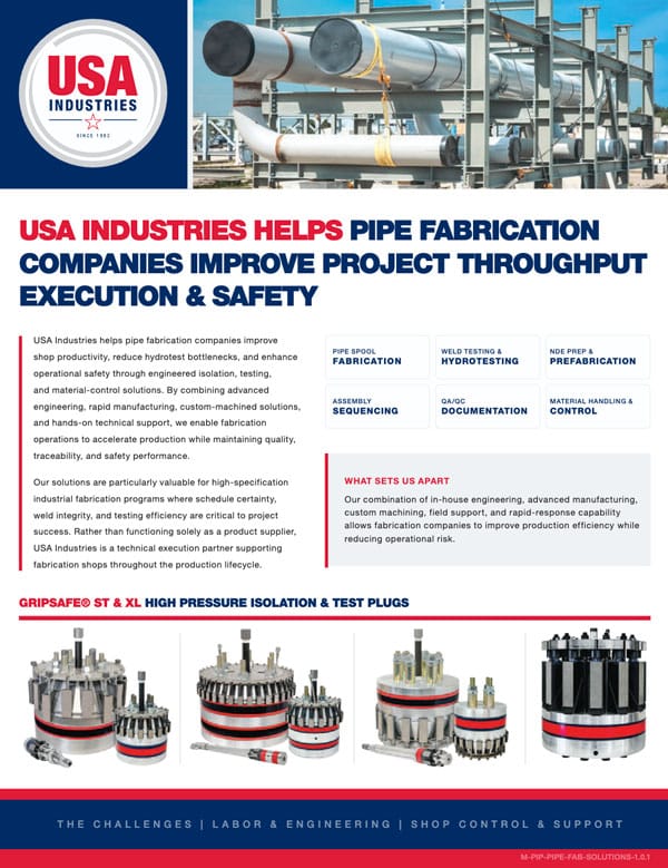Download Pipe Fabrication Solutions Brochure