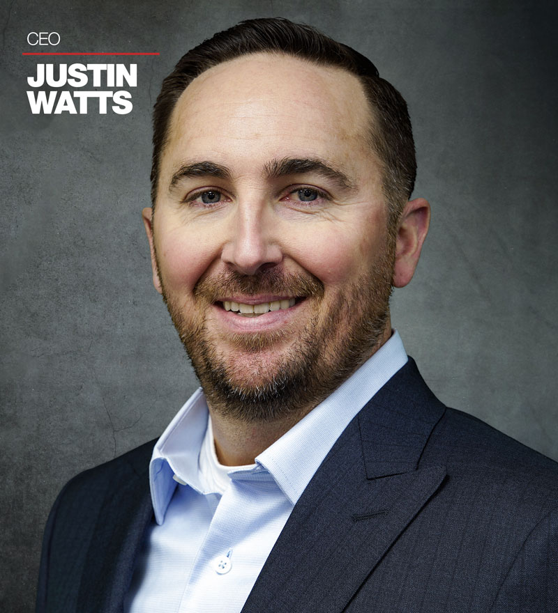 Justin Watts — CEO & President
