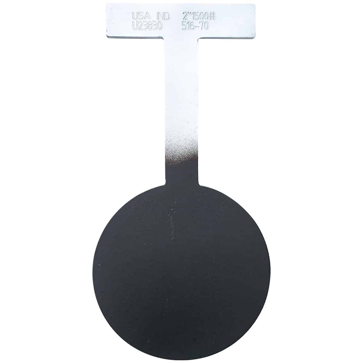 2 inch 1500# carbon steel paddle blind